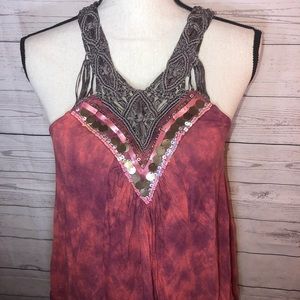 Free People Tie Dye gypsy festival Small Boho